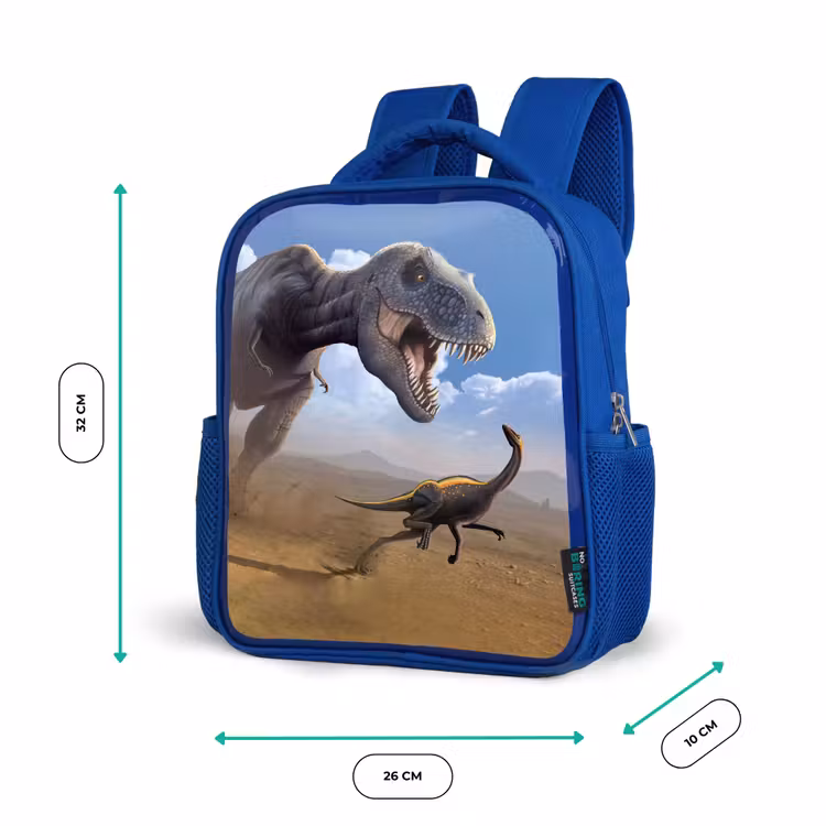 Kids backpack - Blue - Dino - Wildlife - Drawing - Kids - Boys — 6