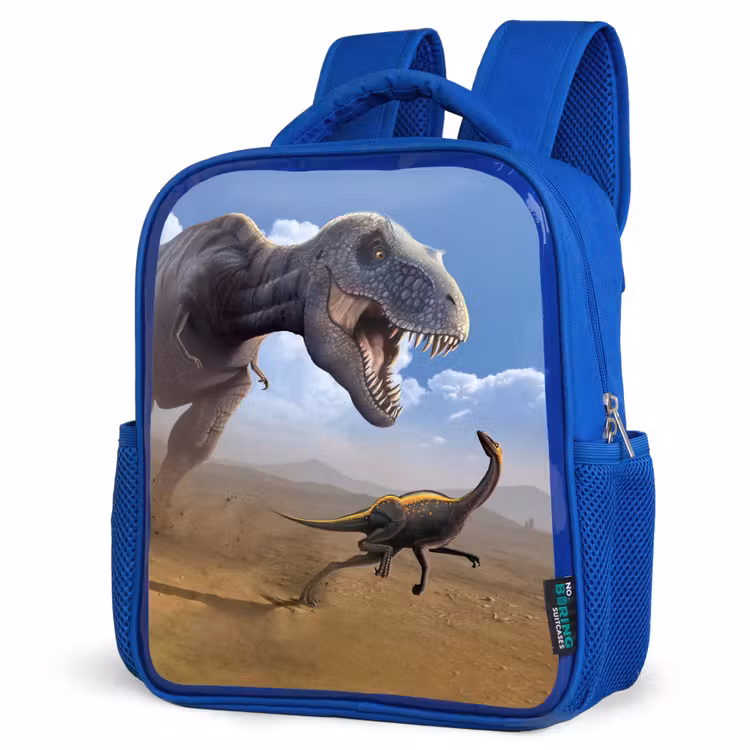 Kids backpack - Blue - Dino - Wildlife - Drawing - Kids - Boys — 7