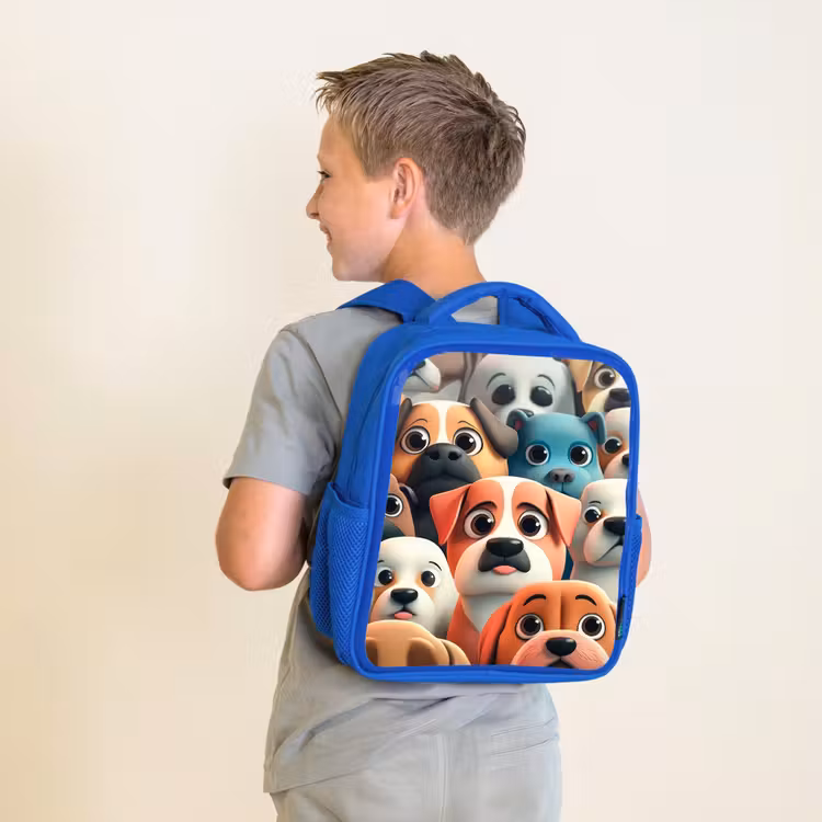 Kids backpack - Blue - Rabies — 2