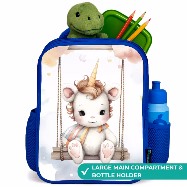 Kids backpack - Blue - Unicorn - Animal - Children - Unicorn — 5