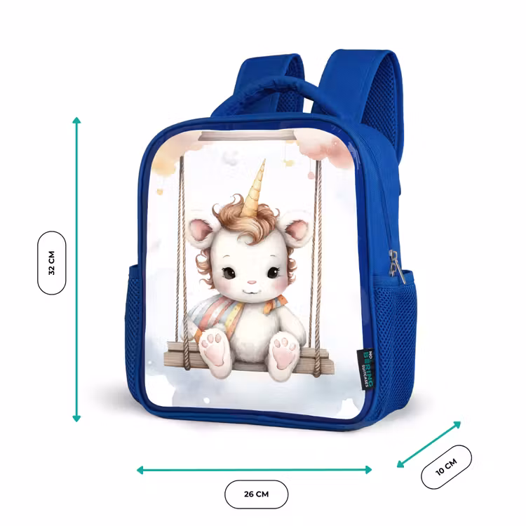 Kids backpack - Blue - Unicorn - Animal - Children - Unicorn — 6