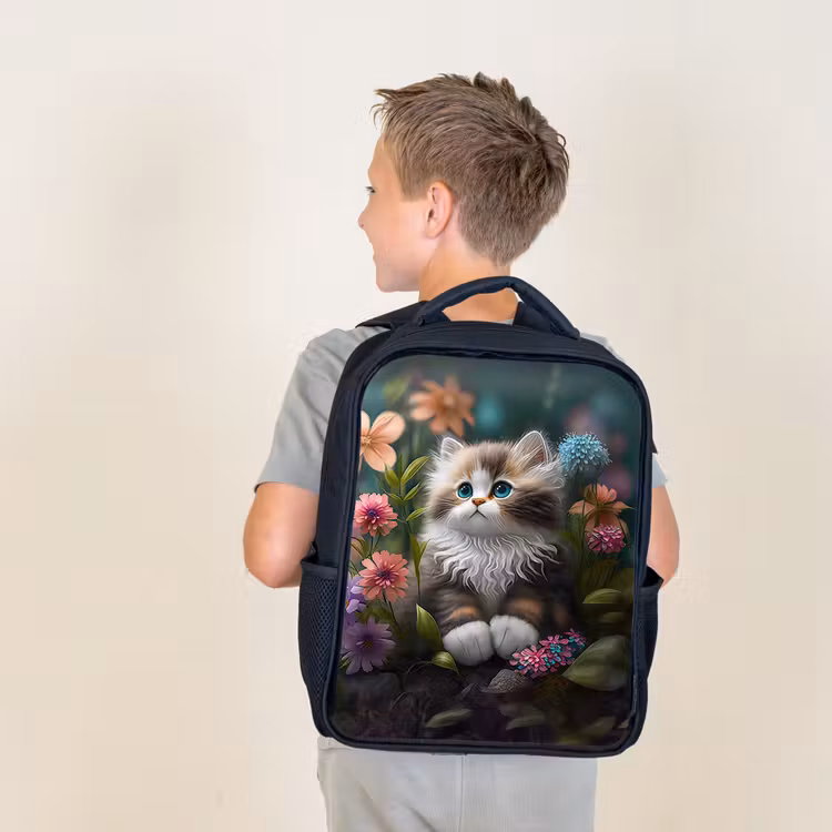 Kids backpack - Black - Cuddly Sjakie — 2