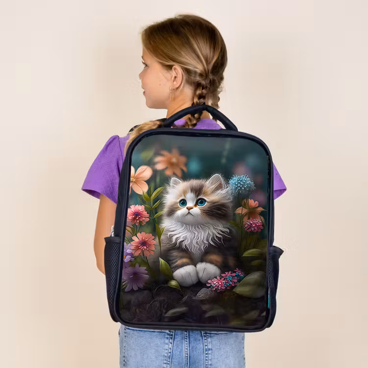 Kids backpack - Black - Cuddly Sjakie — 4