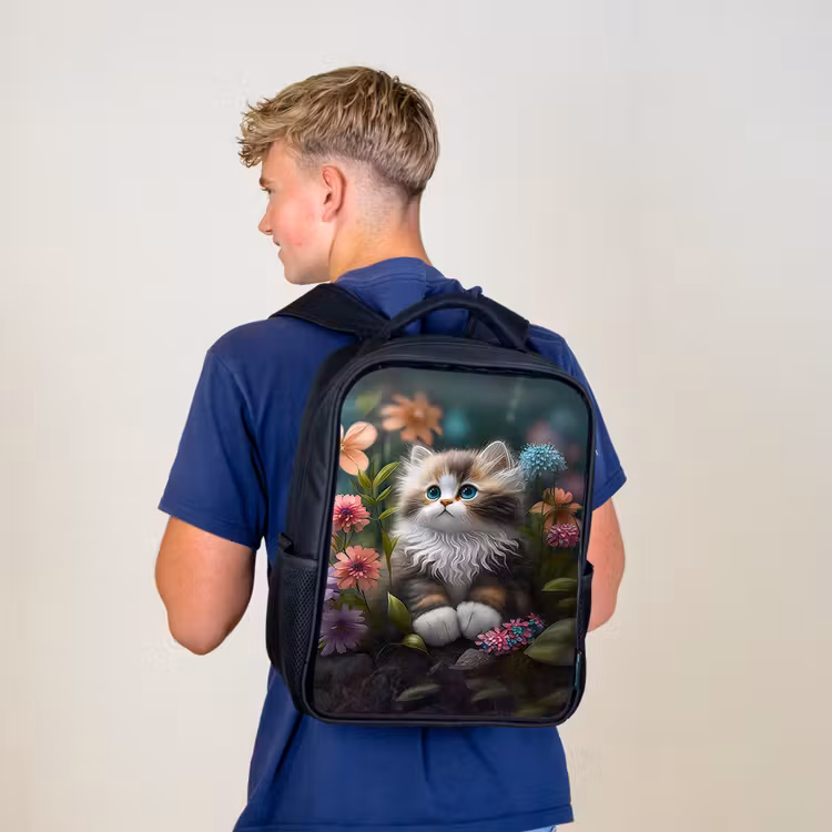 Kids backpack - Black - Cuddly Sjakie — 5