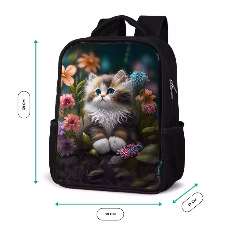 Kids backpack - Black - Cuddly Sjakie — 8