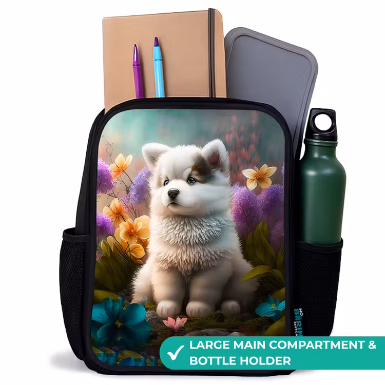Kids backpack - Black - Fluffy Franky — 10