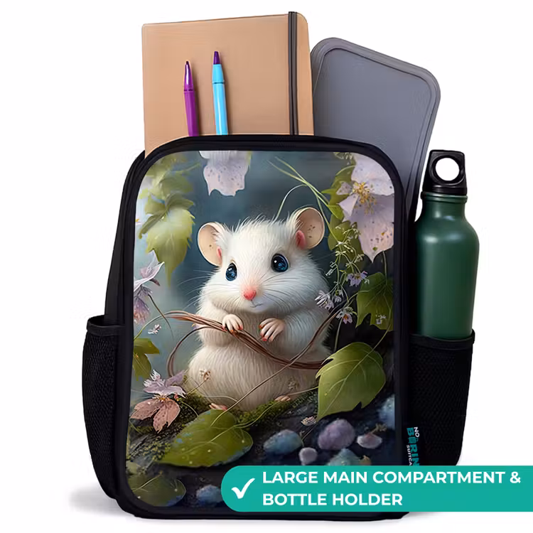 Kids backpack - Black - Muffin Mouse — 10