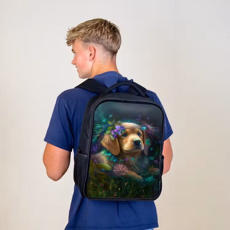 Kids backpack - Black - Polly Pup — 5
