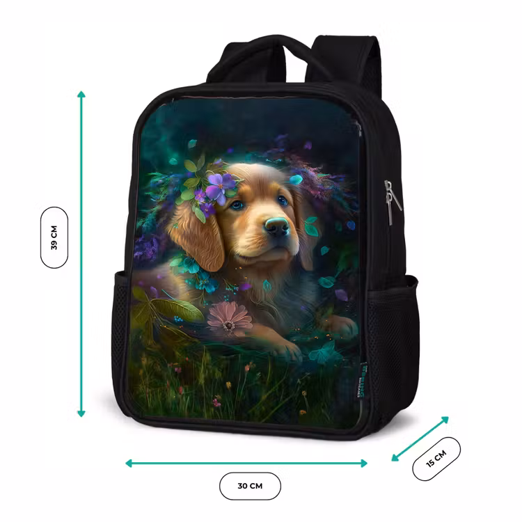 Kids backpack - Black - Polly Pup — 8