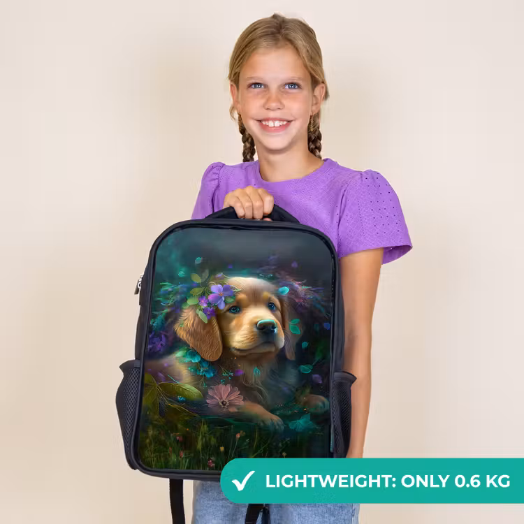 Kids backpack - Black - Polly Pup — 9