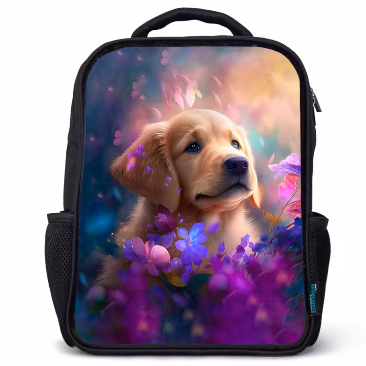 Kids backpack - Black - Rudy Retriever — 1