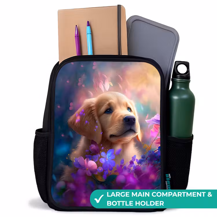 Kids backpack - Black - Rudy Retriever — 10