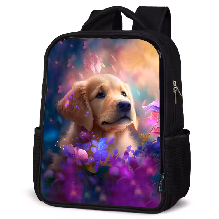 Kids backpack - Black - Rudy Retriever — 6