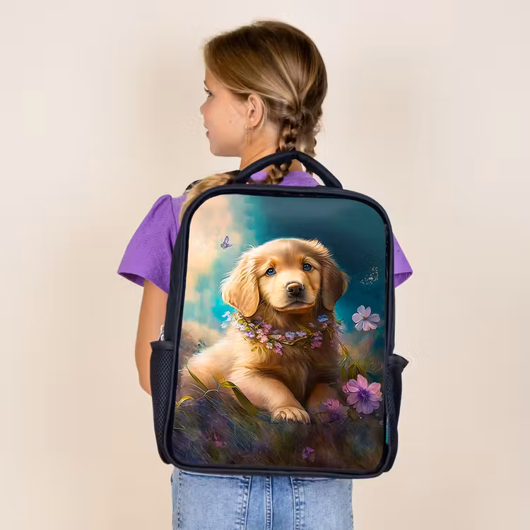 Kids backpack - Black - Sammy Muzzle — 4