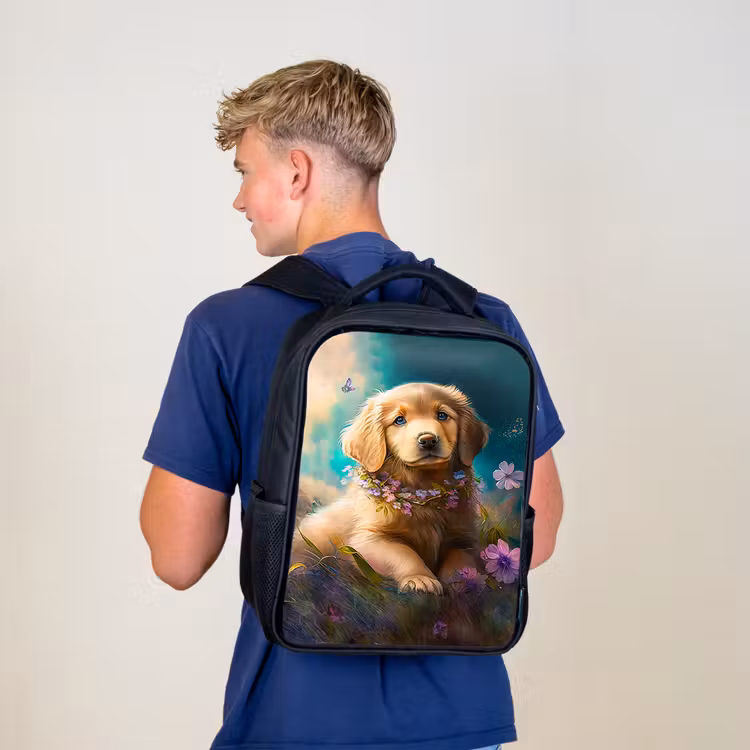 Kids backpack - Black - Sammy Muzzle — 5