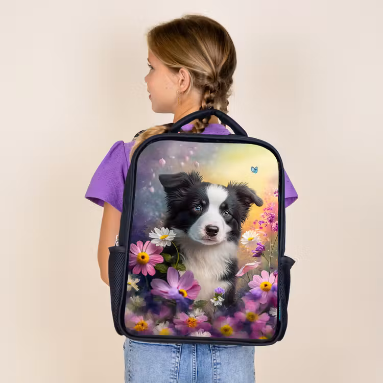 Kids backpack - Black - Wessel Woof — 4
