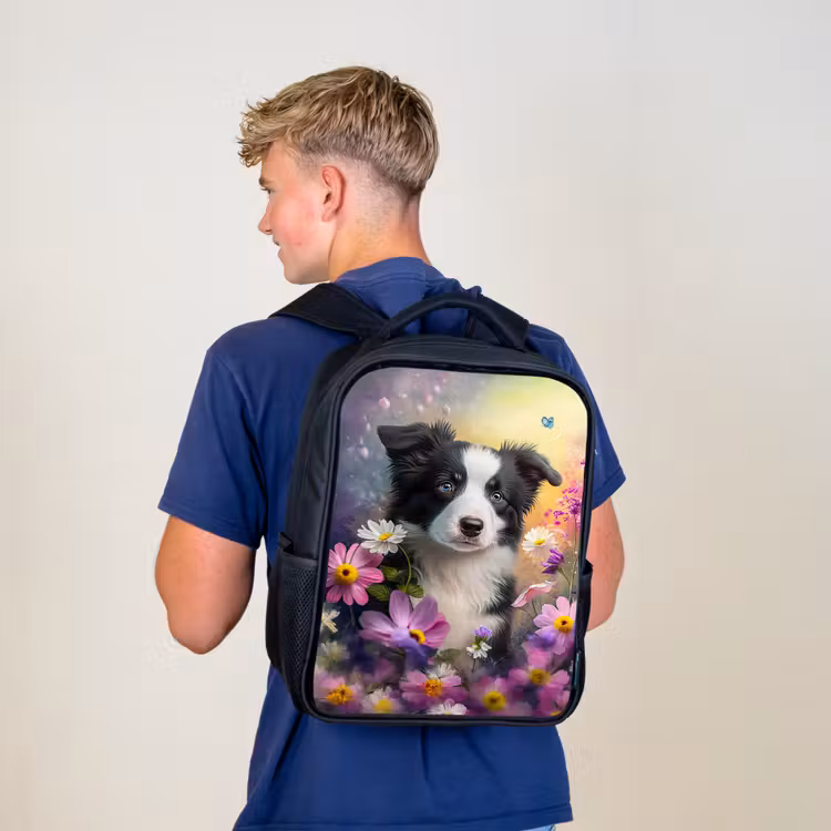 Kids backpack - Black - Wessel Woof — 5