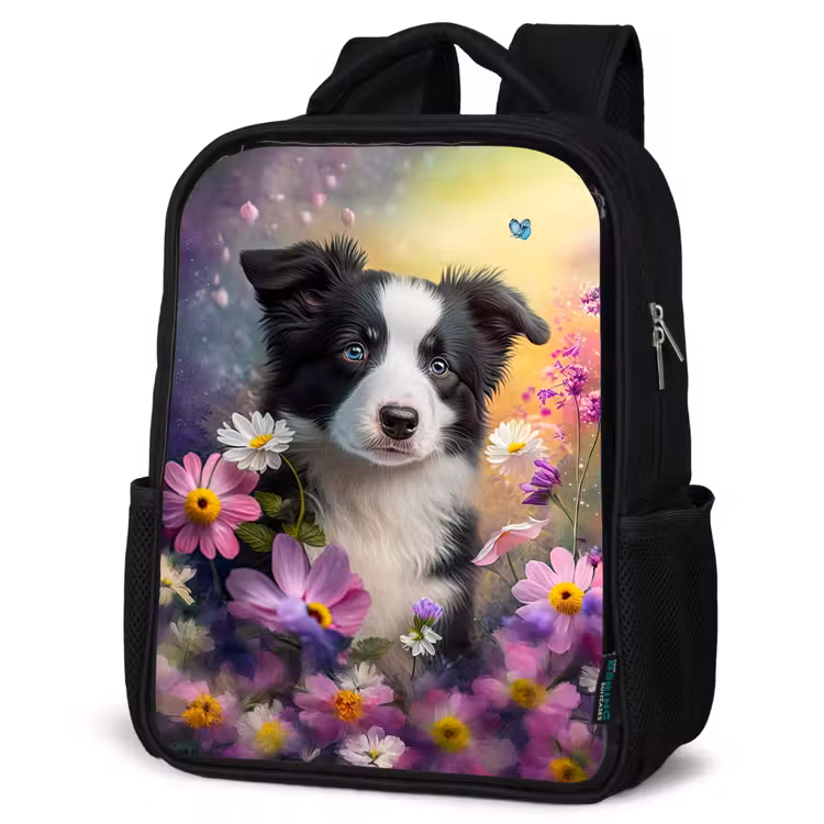 Kids backpack - Black - Wessel Woof — 6