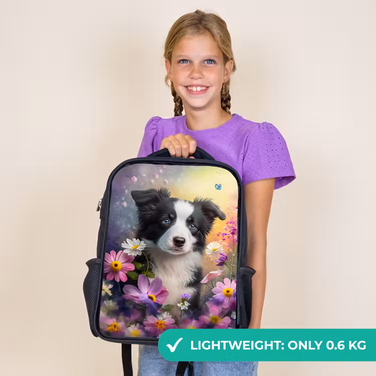 Kids backpack - Black - Wessel Woof — 9