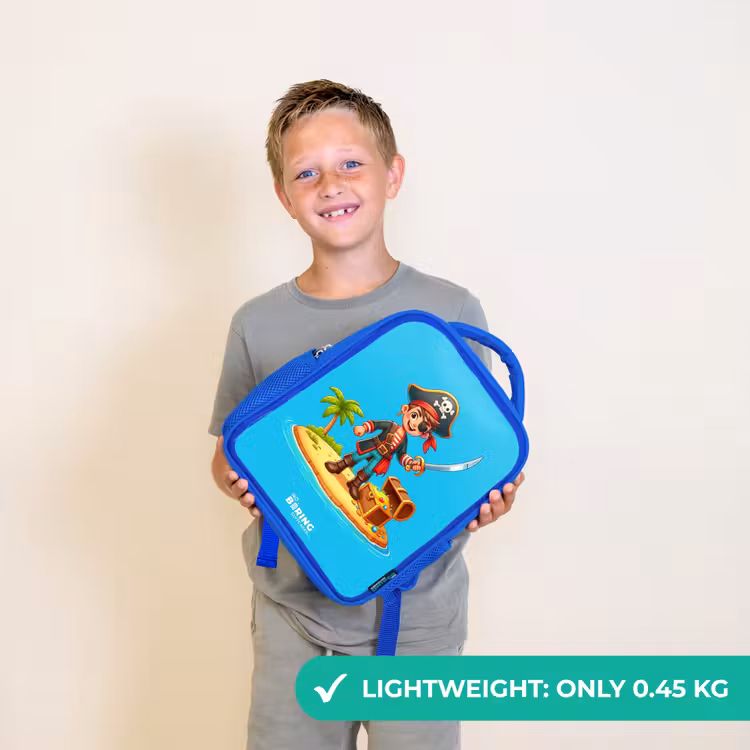 Kids backpack - Blue - Pirate ready to plunder — 3