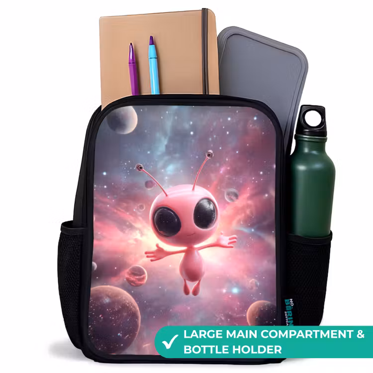 Kids backpack - Black - Leap of joy among the stars — 10