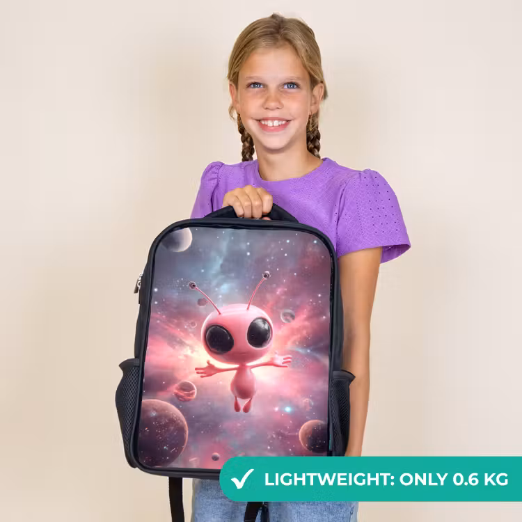 Kids backpack - Black - Leap of joy among the stars — 9