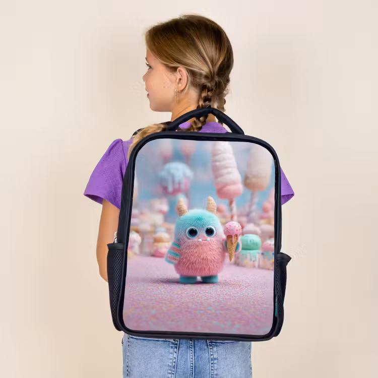 Kids backpack - Black - Monstrously sweet adventure — 4
