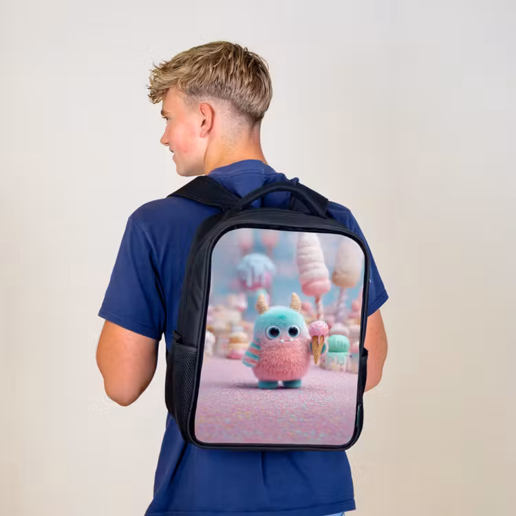 Kids backpack - Black - Monstrously sweet adventure — 5