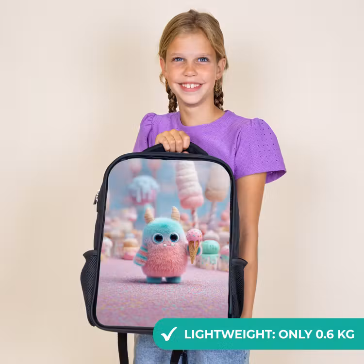 Kids backpack - Black - Monstrously sweet adventure — 9