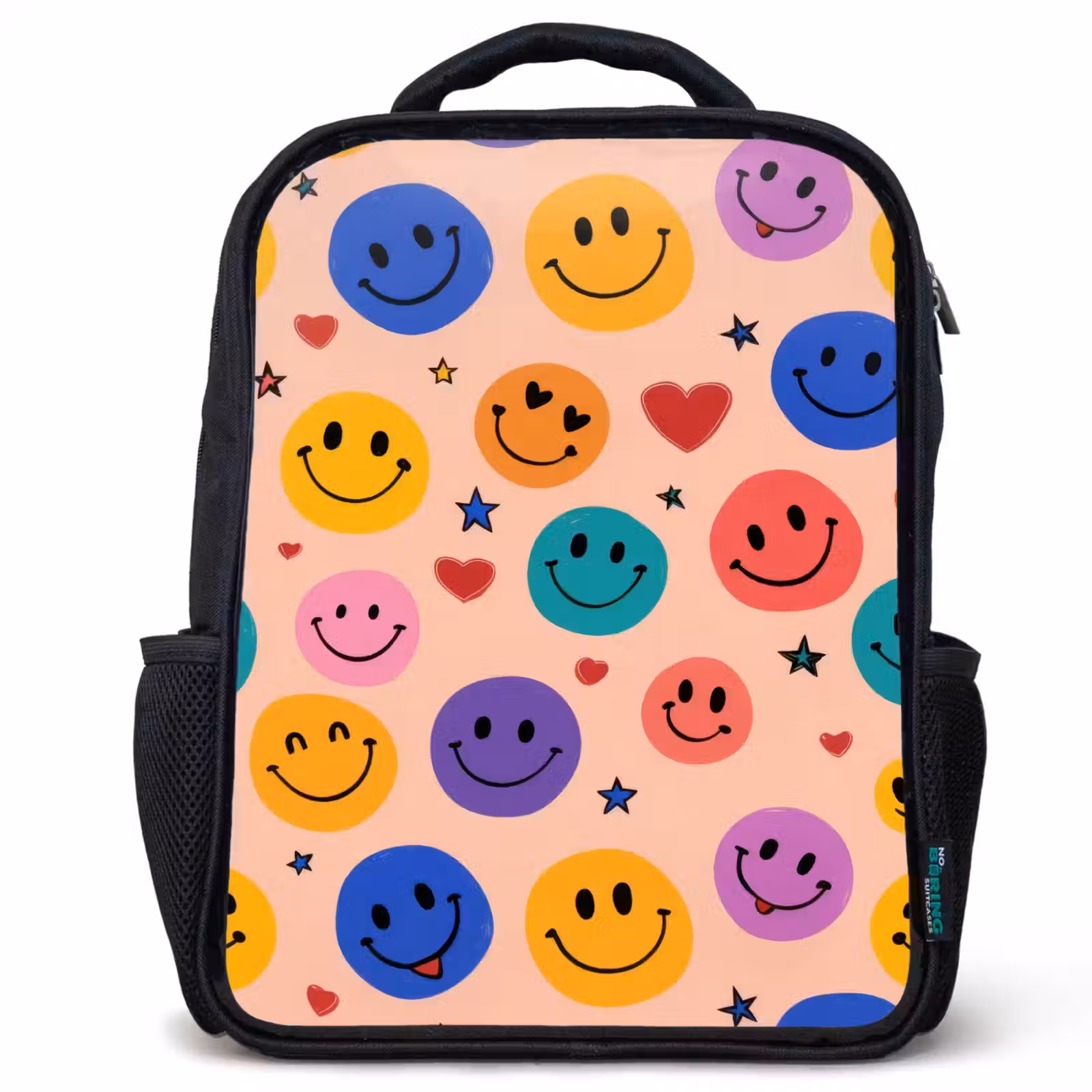 Kids backpack - Black - Color festival of smiles — 1