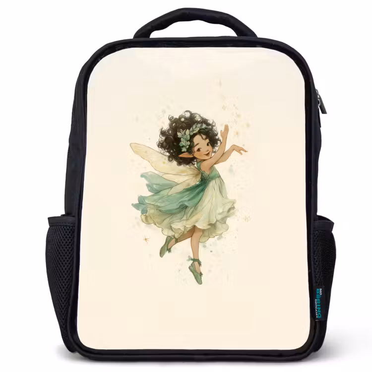 Kids backpack - Black - Dancing star fairy — 1
