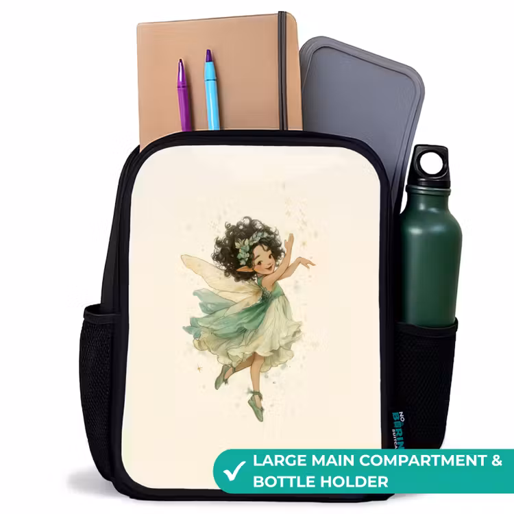 Kids backpack - Black - Dancing star fairy — 10