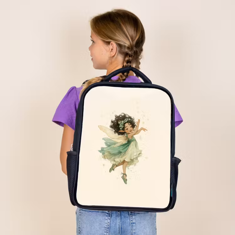 Kids backpack - Black - Dancing star fairy — 4