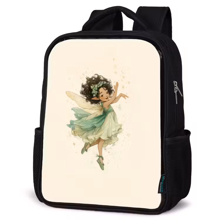 Kids backpack - Black - Dancing star fairy — 6