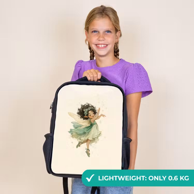 Kids backpack - Black - Dancing star fairy — 9