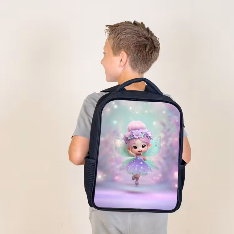 Kids backpack - Black - Sparkling spring dance — 2