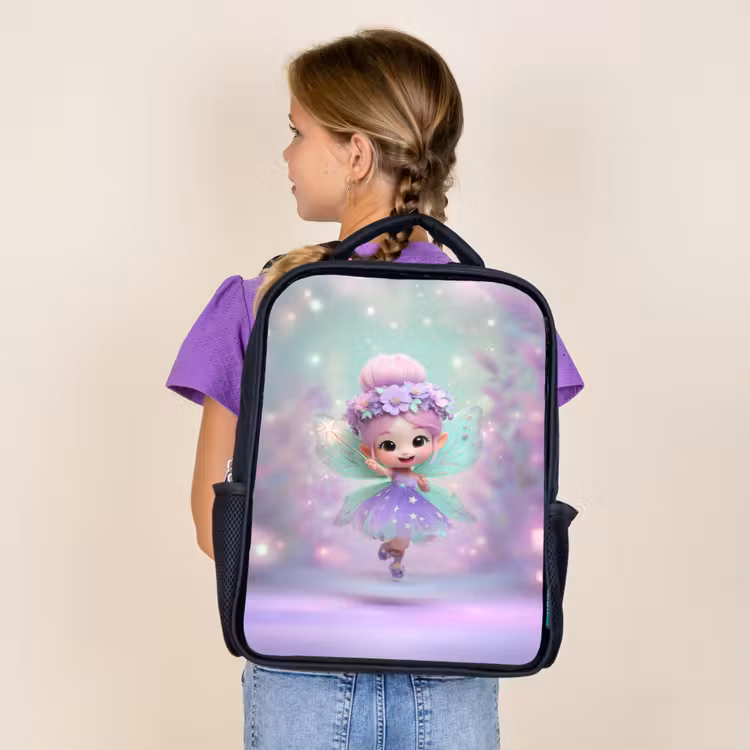 Kids backpack - Black - Sparkling spring dance — 4