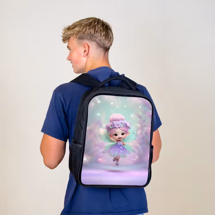 Kids backpack - Black - Sparkling spring dance — 5