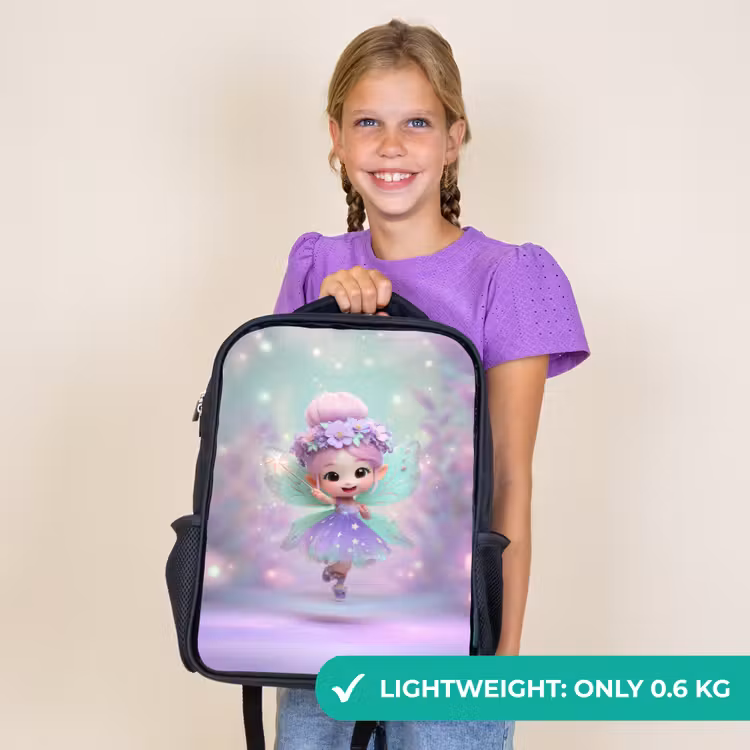 Kids backpack - Black - Sparkling spring dance — 9