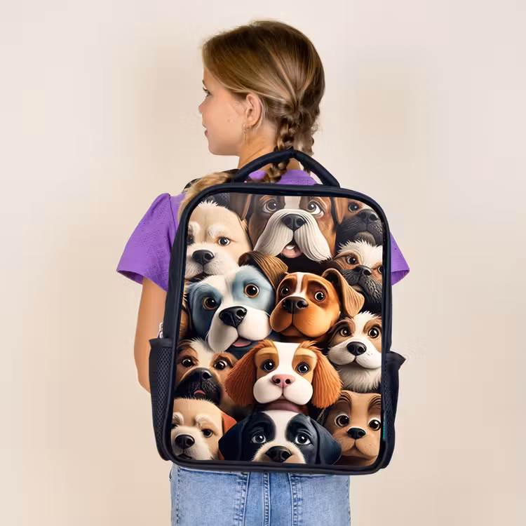 Kids backpack - Black - Barking Gang — 4