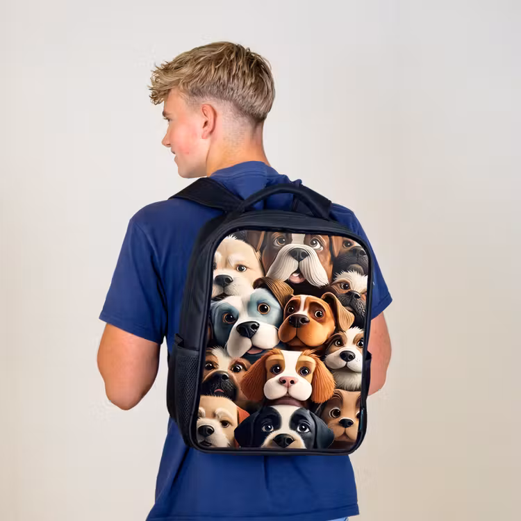 Kids backpack - Black - Barking Gang — 5