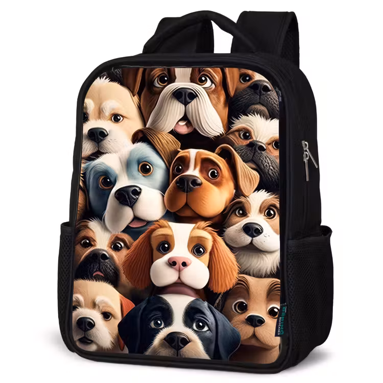 Kids backpack - Black - Barking Gang — 6
