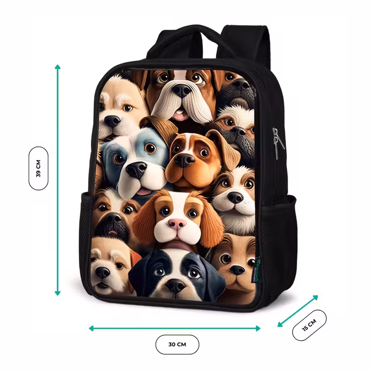 Kids backpack - Black - Barking Gang — 8