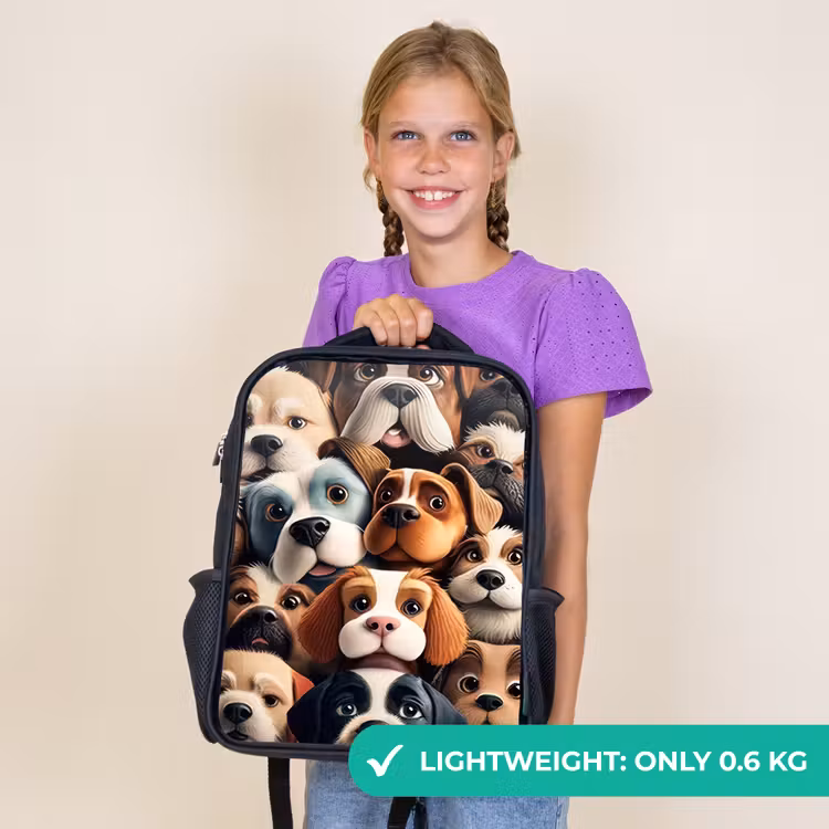 Kids backpack - Black - Barking Gang — 9