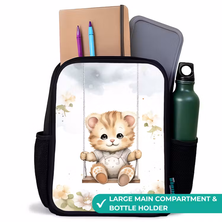 Kids backpack - Black - Bear - Baby - Animal - Children — 10