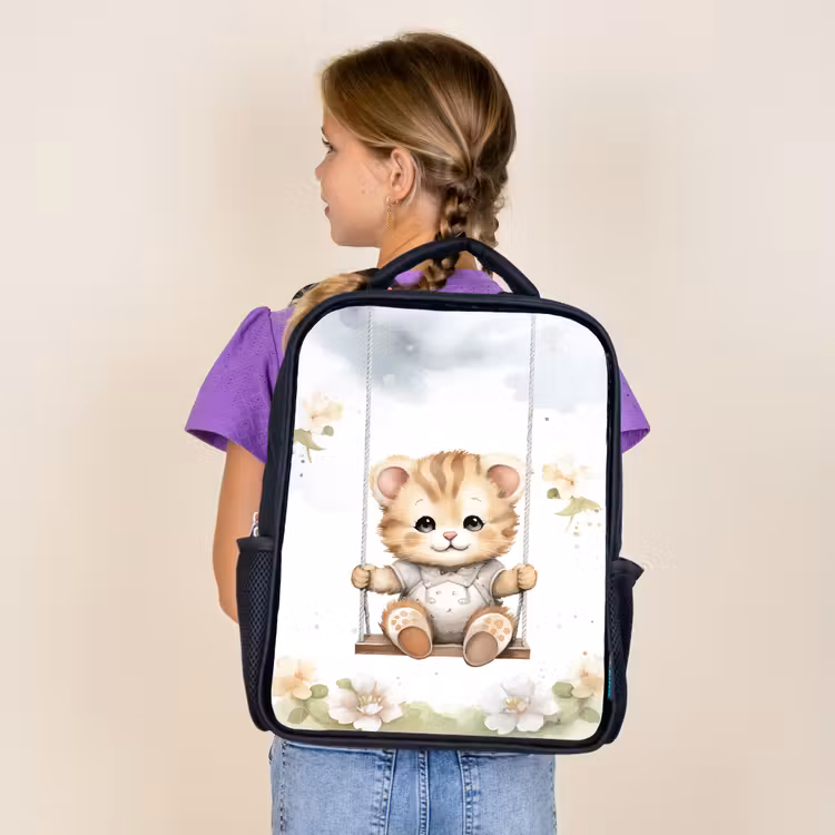 Kids backpack - Black - Bear - Baby - Animal - Children — 4