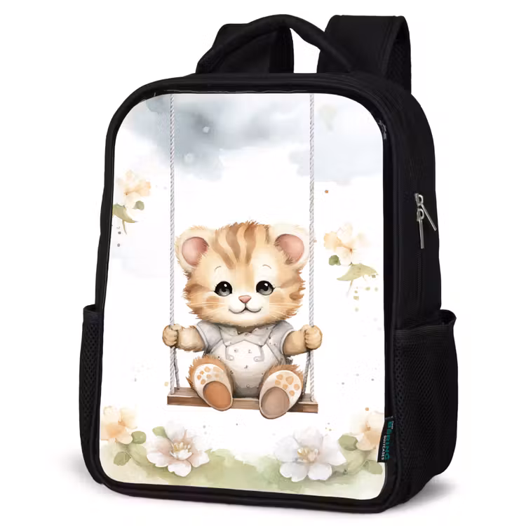 Kids backpack - Black - Bear - Baby - Animal - Children — 6