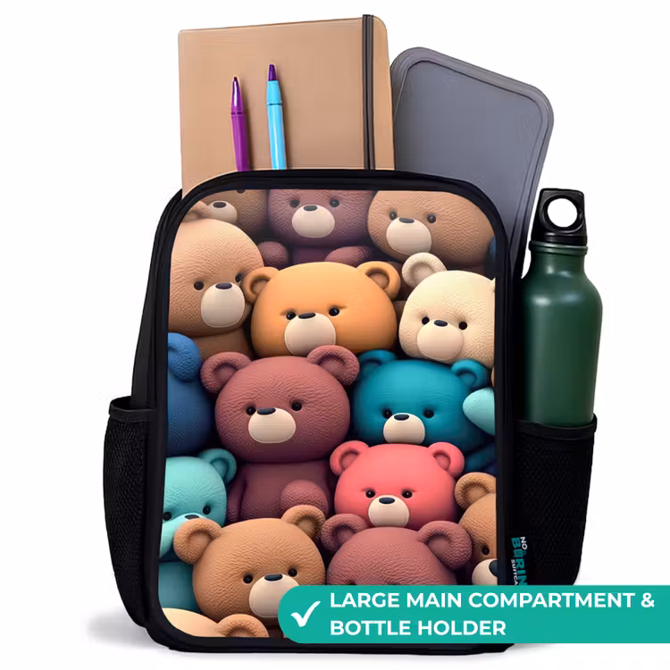 Kids backpack - Black - Bears Bonanza — 10