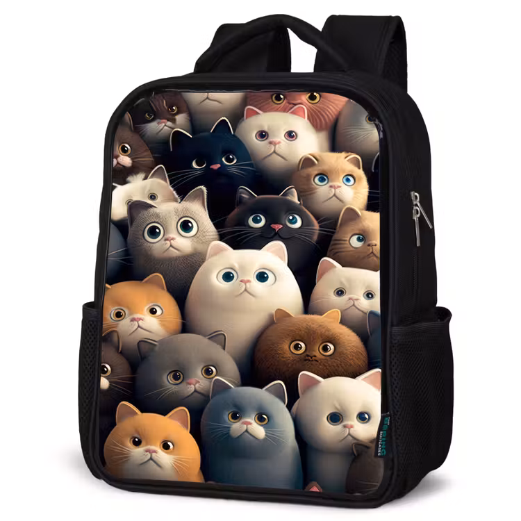 Kids backpack - Black - Cattiness — 6