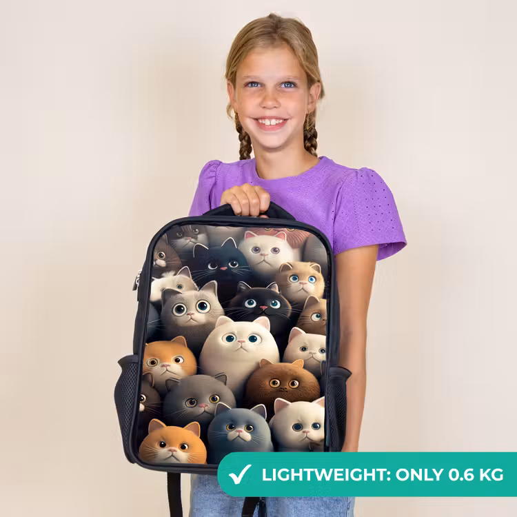 Kids backpack - Black - Cattiness — 9